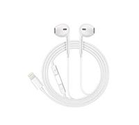 Ecouteurs Filaires Lightning avec Micro Télécommande Blanc compatible iPhone XS