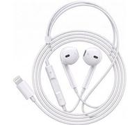 Écouteurs Filaires Lightning Avizar avec Micro Télécommande Blanc compatible iPhone 8 Blanc