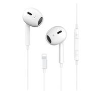 Écouteurs filaires Lightning certifiés MFi pour Apple iPhone 14/14 Plus/13/12/11/8/7 X Pro Max, iPad