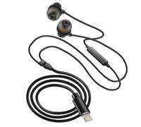 LinQ Écouteurs filaires Lightning intra-auriculaires avec micro et boutons Noir