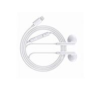 Ecouteurs Filaires Lightning pour iPhone 12 avec Micro intégré Blanc