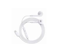 Ecouteurs Filaires Lightning pour iPhone SE 2022 avec Micro intégré Blanc