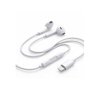 Ecouteurs Filaires Avizar Lightning pour iPhone XR avec Micro intégré Blanc Blanc