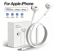 Écouteurs filaires originaux pour Apple iPhone 17 16 15 14 13 12 11 Pro Max USB-C Lightning 3,5 mm - Accessoires pour téléphones X XR 8 3.5mm Earphones
