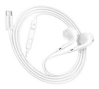 Écouteurs Filaires pour Galaxy S21 Plus USB-C avec Micro intégré Mayaxess Blanc Blanc