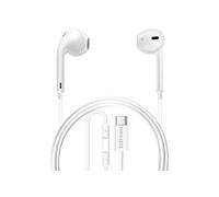 Ecouteurs Filaires pour Galaxy S25 FE USB-C avec Micro intégré Blanc