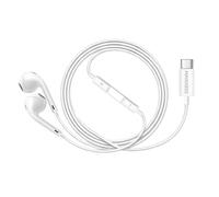 Écouteurs Filaires pour Honor Magic 6 Lite USB-C avec Micro intégré Mayaxess Blanc