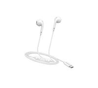 Ecouteurs Filaires pour iPhone 15 Pro Max USB-C avec Micro intégré Blanc