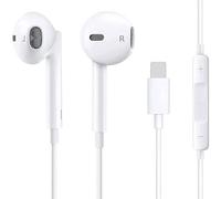 Écouteurs filaires pour iPhone, écouteurs intra-auriculaires stéréo avec microphone intégré et contrôle du volume, compatibles avec iPhone 11/11 Pro/13/13 Pro/X/XS/14 Pro/14 Plus/14/XR/12/12 Pro/SE/7