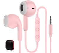 Écouteurs filaires pour ordinateur portable Chromebook ThinkPad, écouteurs intra-auriculaires de 3,5 mm avec suppression du bruit avec microphone pour tablette Kindle Fire pour Samsung A25 A14 A15