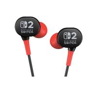 Ecouteurs filaires - Power A - Nintendo Switch 2 - Noir et Rouge