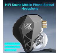 Écouteurs filaires SUSUchens KZ-EDXS, intra-auriculaires ergonomiques, basses profondes, prise jack 3,5 mm, contrôle dynamique du câble, son HiFi,