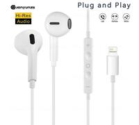 Écouteurs filaires Type c, oreillettes pour Apple Lightning, avec ligne Iphone 5 6 8 7 Plus X XS MAX XR 10 11 12 13 14 Pro 15 16 Gift box packing