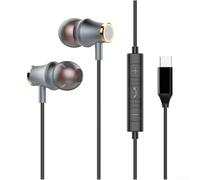 Écouteurs filaires USB C 3,5 mm HiFi stéréo, écouteurs avec micro de type C, pour Oppo, xiaomi for vivo suppression du bruit, design karaoké, écouteurs filaires pour divertissement audio mobile (A)