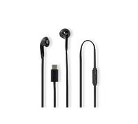 Ecouteurs Filaires USB-C avec Micro et Contrôle du Volume 1.2m Noir