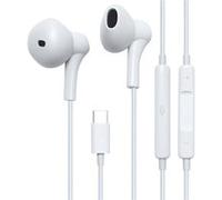 Jaym Kit piéton écouteurs Type‑C avec télécommande et micro, blanc