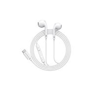 Mayaxess Écouteurs Filaires USB-C avec Micro intégré pour Fairphone 4 Blanc