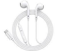 Ecouteurs Filaires USB-C avec Micro intégré pour Fairphone 4 Blanc