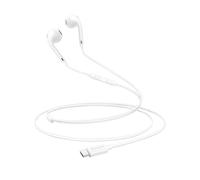 Écouteurs Filaires USB-C avec Micro intégré pour Fairphone 6 Mayaxess Blanc
