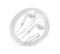 Écouteurs Filaires USB-C avec Micro intégré pour Galaxy Z Flip 6 Mayaxess Blanc