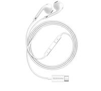 Écouteurs Filaires USB-C avec Micro intégré pour Honor 400 Mayaxess Blanc