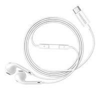 Écouteurs Filaires USB-C avec Micro intégré pour Honor Magic 8 Pro Mayaxess Blanc Blanc
