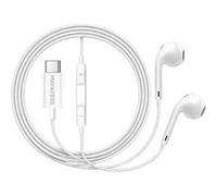 Écouteurs Filaires USB-C avec Micro intégré pour Pixel 6a Mayaxess Blanc Blanc