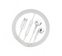 Écouteurs Filaires USB-C avec Micro intégré pour Samsung Galaxy A36 Mayaxess Blanc