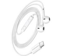 Écouteurs Filaires USB-C avec Microphone intégré pour Xiaomi Poco F7 Mayaxess Blanc Blanc