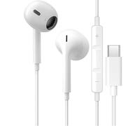 Écouteurs Filaires USB-C Compatibles avec iPhone 17/16/15 , Couteurs Intra-Auriculaires Hi-FI Stéréo Typ-C avec Microphone et Contrôle du Volume pour iPad Pro, Galaxy S24/S23 Ultra Note, Google Pixel