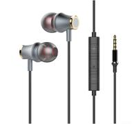 Écouteurs filaires, USB-C de 1,2 m et écouteurs intra-auriculaires de 3,5 mm avec micro, son HiFi, audio stéréo pour jeux et appareils compatibles avec la musique (C)