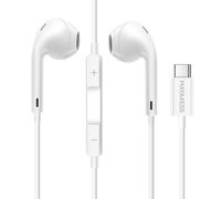 Écouteurs Filaires USB-C, Micro intégré pour Pixel 10/10 Pro/10 Pro XL/10 Pro