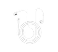 Ecouteurs Filaires USB-C MXEP-04 avec Micro Télécommande Blanc