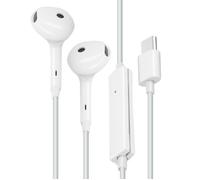 Écouteurs filaires USB-C - OPPO - Modèle avec Microphone - Son stéréo - Intra-auriculaires - 1m