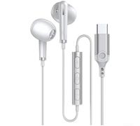 Écouteurs filaires USB C pour Google Pixel 10 9 8 pour Samsung S23 S22 pour écouteurs Ultra intra-auriculaires avec contrôle du volume Câble de 1,2 m (D)