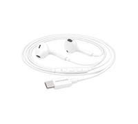 Ecouteurs Filaires USB-C pour iPhone 16 avec Microphone intégré Blanc
