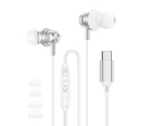 Écouteurs filaires USB C pour iPhone 17 16 15 14 Pro/Pro Max 17e Air 16e, écouteurs Apple filaires, écouteurs intra-auriculaires de type C pour Samsung Galaxy S26 S25 S24 Ultra, EarPods, iPad