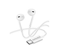 Ecouteurs Filaires USB-C pour iPhone 17 avec Micro intégré Blanc