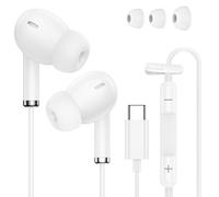 Écouteurs filaires USB C pour iPhone 17e/17/17 Pro/17 Pro Max/16e/16