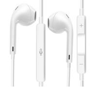 Écouteurs Filaires USB-C pour Samsung Galaxy S25 avec Micro intégré Mayaxess Blanc
