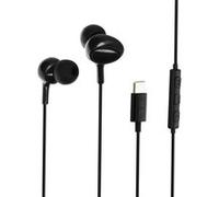 Écouteurs Filaires USB-C Son Stéréo de Qualité Télécommande Microphone Noir