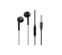 Écouteurs Filaires - WOW - Noir - Jack 3.5mm - Microphone - 14mm Haut-parleurs