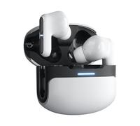 Écouteurs Gaming sans Fil Bluetooth 5.4 - 30H Autonomie, Mode Musique & Jeu, Latence Ultra Faible 45ms, ENC, Design Futuriste Éclairé, Trophée IDA Honor - Blanc