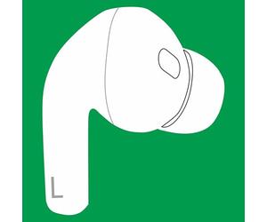Écouteurs Gauche de Rechange OEM pour AirPod Pro (2ème génération), A3047, A3048, A3049 côté de l'oreille Gauche Uniquement, compatibles avec Le boîtier de Charge Original AirPods Pro 2 A2968