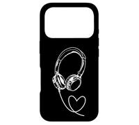 Écouteurs Heart Music Love Coque pour iPhone 17 Pro