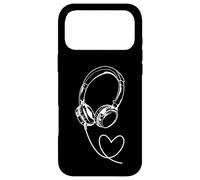 Écouteurs Heart Music Love Coque pour iPhone 17 Pro Max