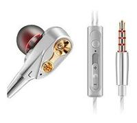 Ecouteurs hq design pour sony xperia 1 ii smartphone avec micro kit main libre haut de gamme universel jack (argent) Argent G