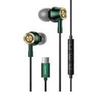 Écouteurs In-Ear - Usams - EP-43 - Type-C - Résistant à la transpiration - Vert foncé