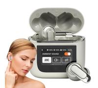 Écouteurs intelligents sans fil avec contrôle tactile - Écouteurs intelligents avec étui de contrôle tactile, électronique rechargeable avec écran LED pour faire du vélo