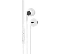Ecouteurs intra auriculaire avec micro 1,2 m - blanc